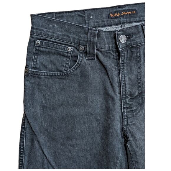 Nudie Jeans Co Men's Charcoal Grey Skinny Jeans Size 30x34 - Picture 2 of 10